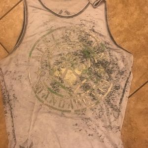 Affliction tank top vintage & distressed! Men’s M